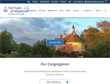 Tablet Screenshot of fpwatertown.org